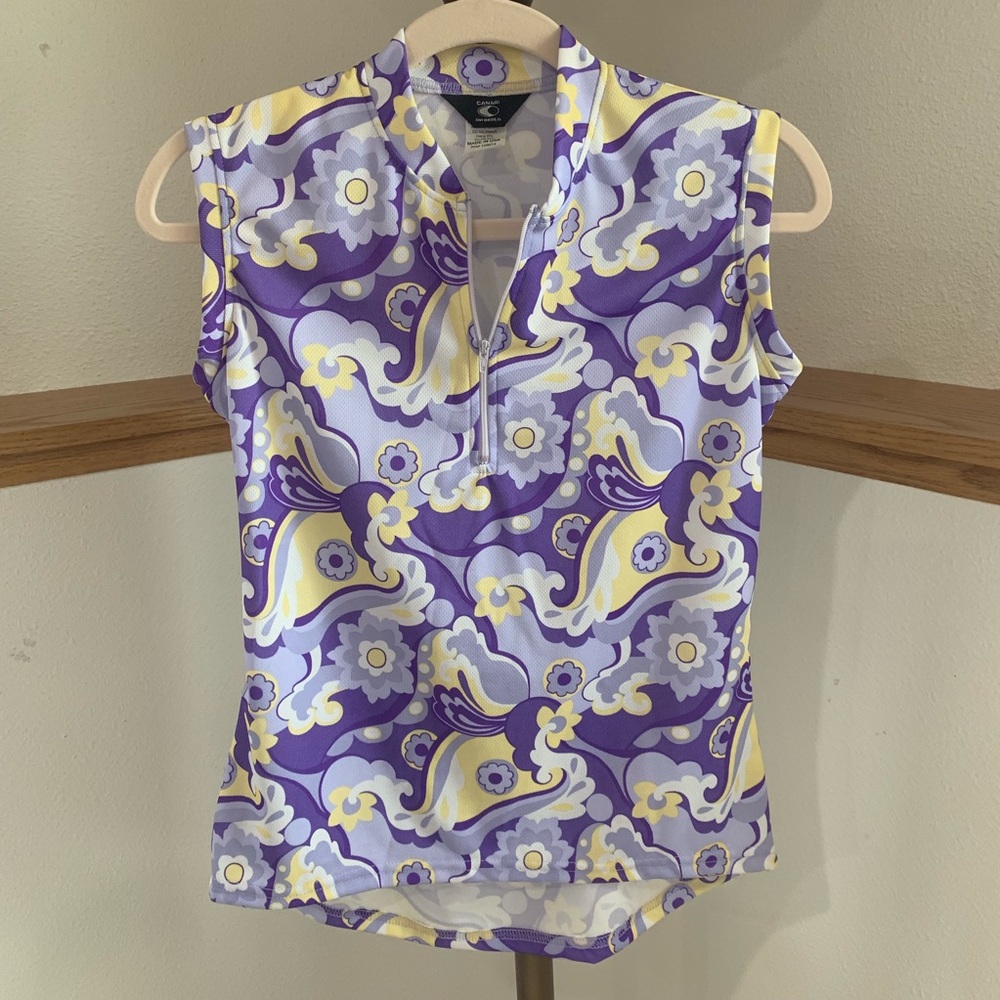 Canari Cycling Floral Tank Top